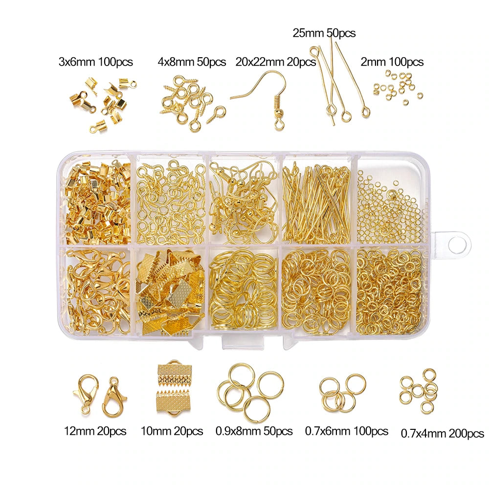D.I.Y. Metal Jewelry Accessory Repair Kit with Tools!
