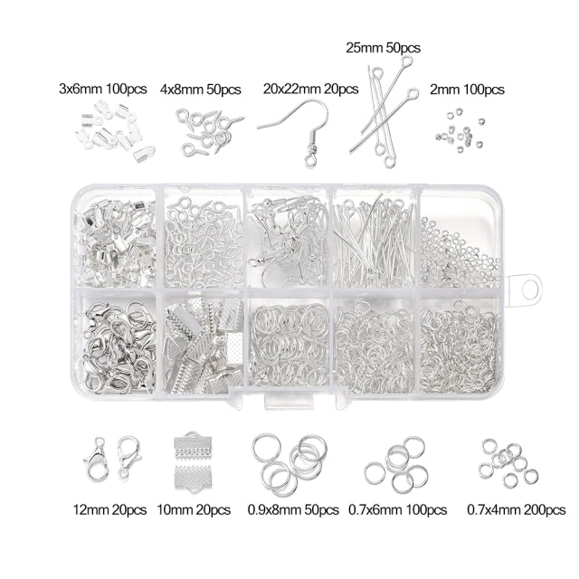 D.I.Y. Metal Jewelry Accessory Repair Kit with Tools!